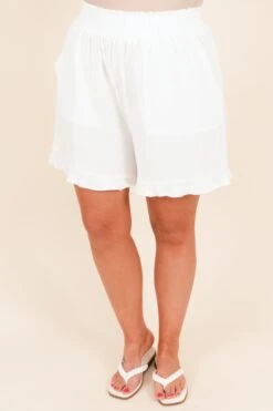 Living By The Sun Shorts, Cream -Chic Soul Store LivingByTheSunShorts Cream 2