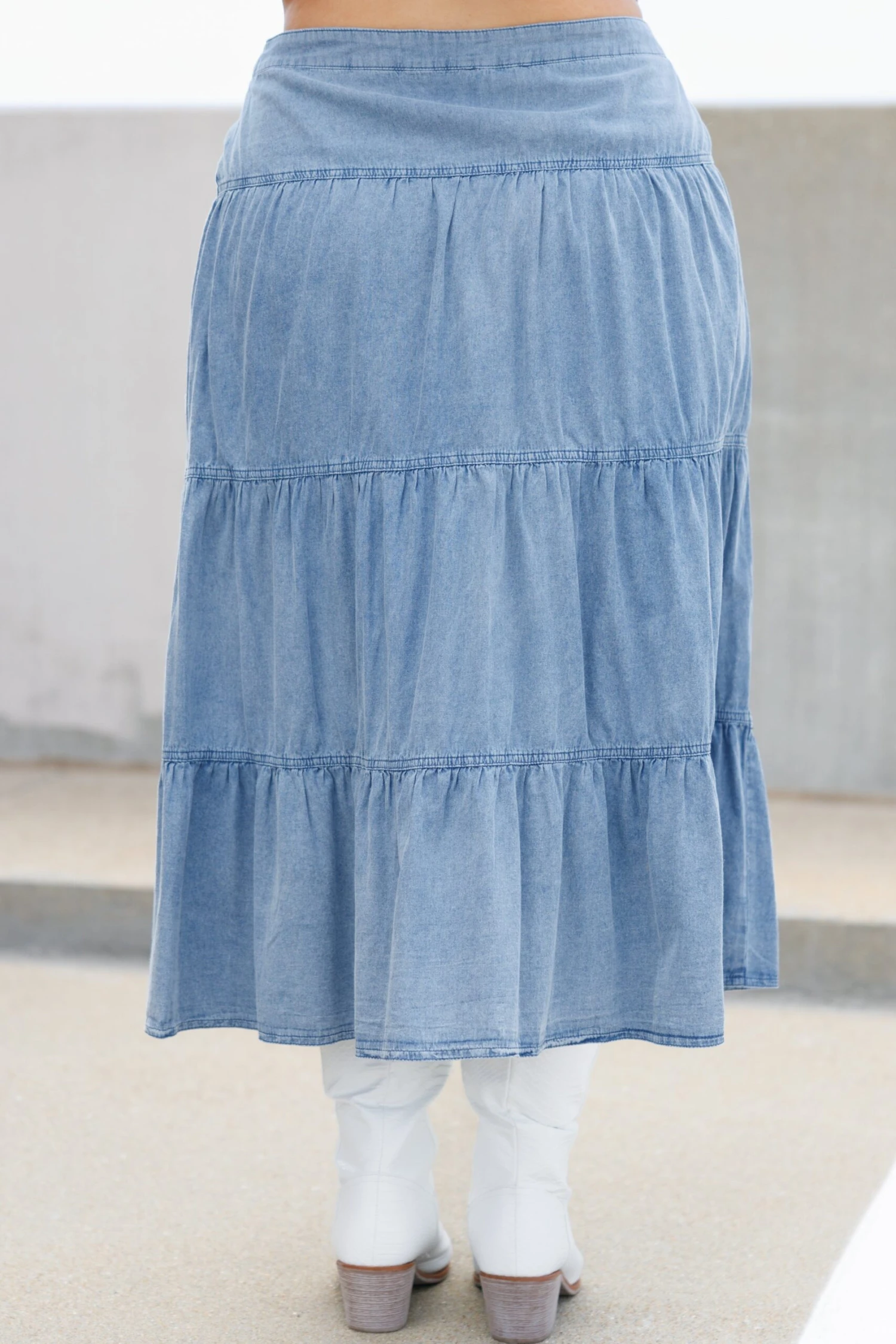 Living On My Mind Skirt, Blue 7 Living On My Mind Skirt, Blue - Image 5