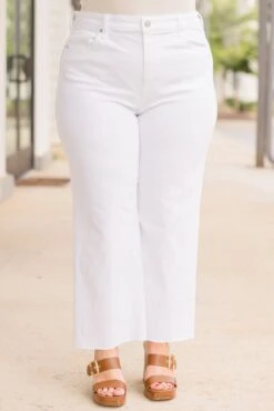 Long Summer With You Jeans, White 12 Long Summer With You Jeans, White -Chic Soul Store LongSummerWithyouJeans White 3