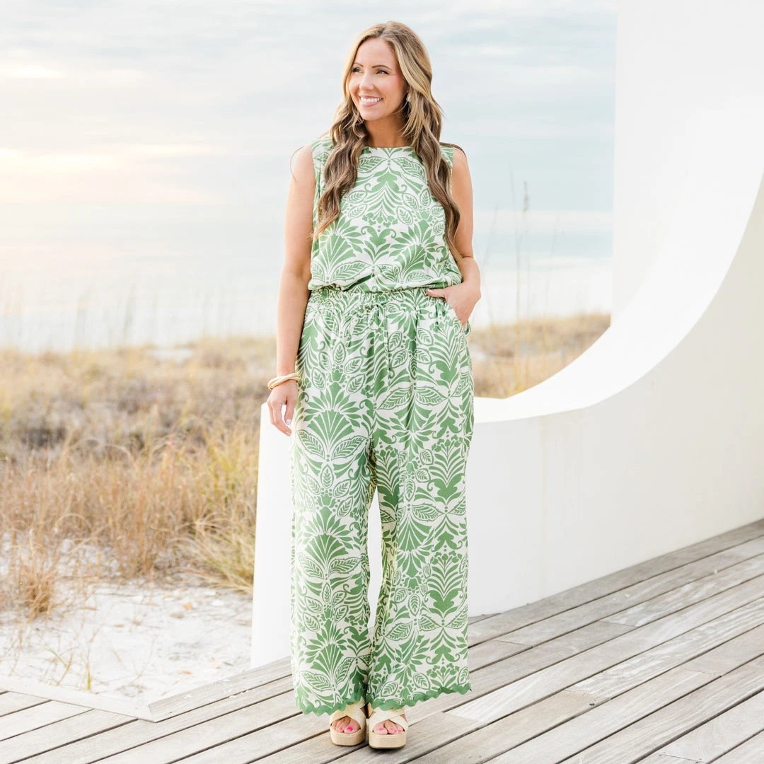 Look And Feel Good Pants, Green 9 Look And Feel Good Pants, Green - Image 7