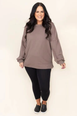 Look Me In The Eyes Sweater, Mocha -Chic Soul Store LookMeInTheEyesSweater Mocha 3