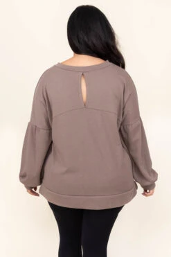 Look Me In The Eyes Sweater, Mocha -Chic Soul Store LookMeInTheEyesSweater Mocha 7243