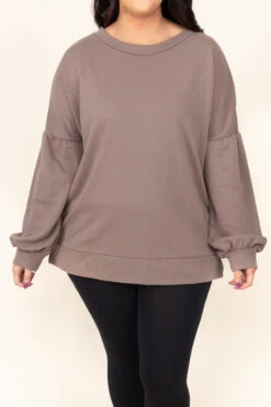 Look Me In The Eyes Sweater, Mocha -Chic Soul Store LookMeInTheEyesSweater Mocha 7244