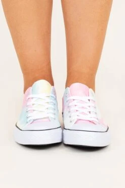 Look On The Bright Side Sneakers, Multi -Chic Soul Store LookOnTheBrighsideSneakers Multi 3