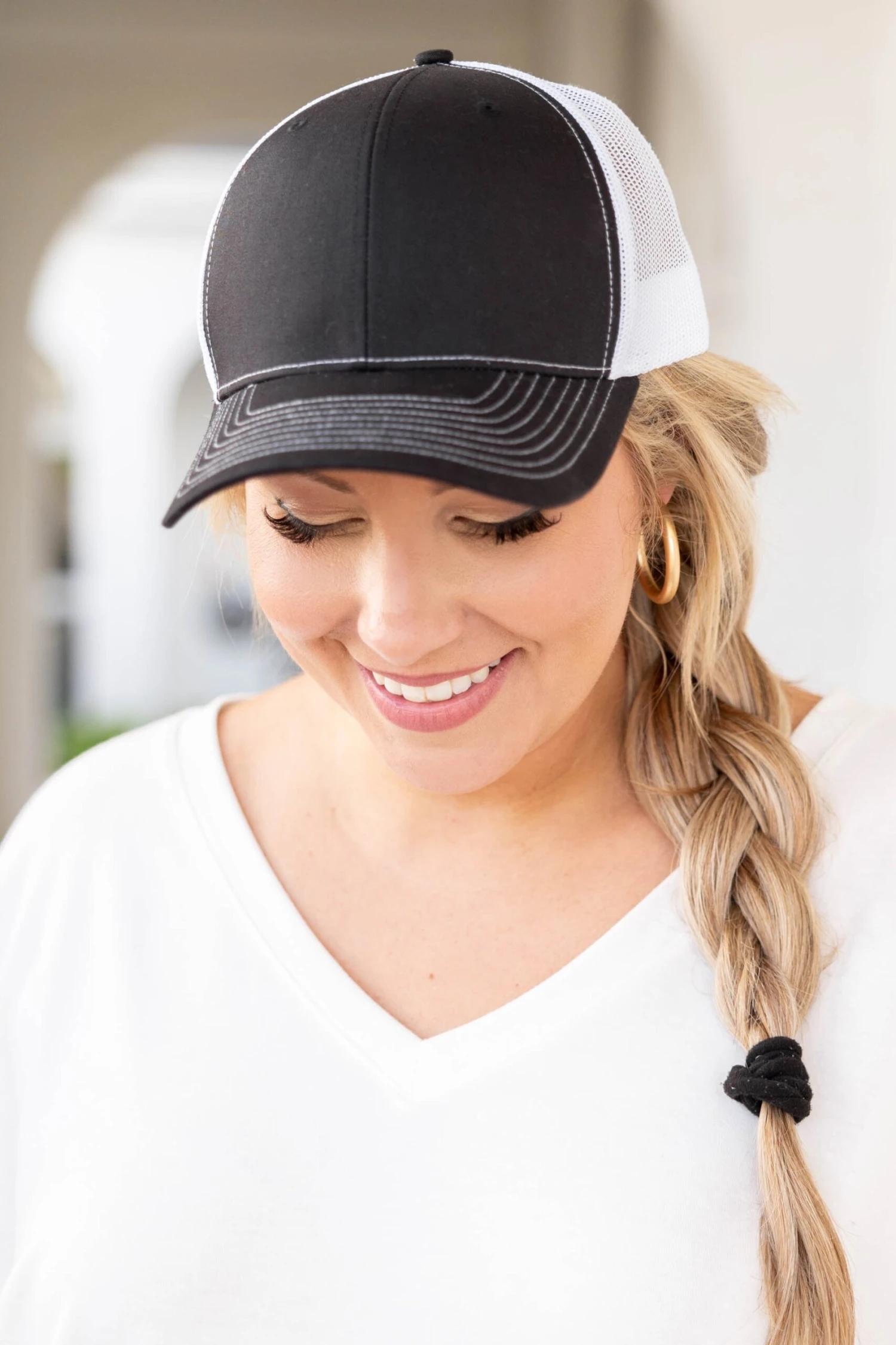 Looking For Shade Hat, Black-White 3 Looking For Shade Hat, Black-White