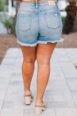 Losing Control Shorts, Light Wash 13 Losing Control Shorts, Light Wash -Chic Soul Store LoosingControlShorts LightWash 6