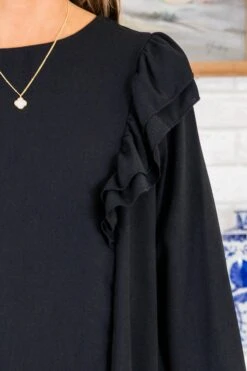 Lost In A Novel Top, Black -Chic Soul Store LostInANovelTop Black 3
