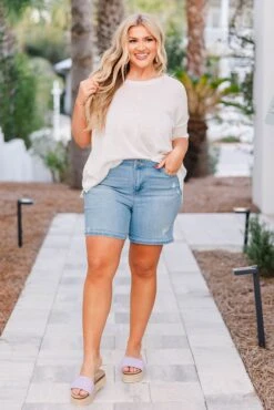 1822 Denim: Lost In The Moment Shorts, Maya -Chic Soul Store LostInTheMomentShorts Maya 3