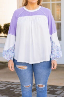 Lost & In Love Top, Lavender -Chic Soul Store Lost InLoveTop Lavender 3359