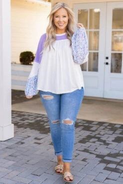 Lost & In Love Top, Lavender -Chic Soul Store Lost InLoveTop Lavender 3361