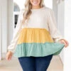 Loudest Smiles Top, Cream 2 Loudest Smiles Top, Cream -Chic Soul Store LoudestSmilesTop Cream 3285