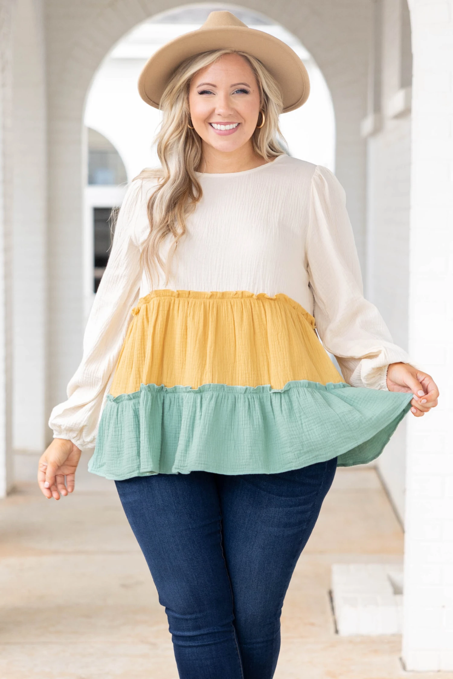 Loudest Smiles Top, Cream 3 Loudest Smiles Top, Cream