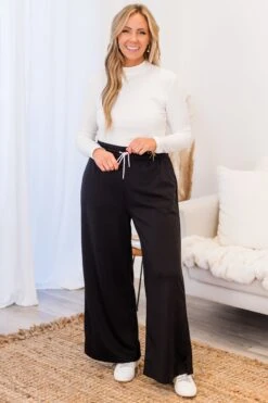 Loungin' With You Pant, Black -Chic Soul Store Loungin WithYouPant Black 5