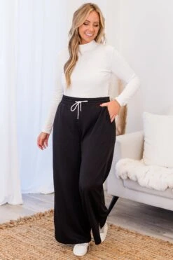 Loungin' With You Pant, Black -Chic Soul Store Loungin WithYouPant Black 6