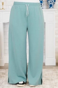 Loungin' With You Pant, Blue Grey -Chic Soul Store Loungin WithYouPants BlueGrey 2