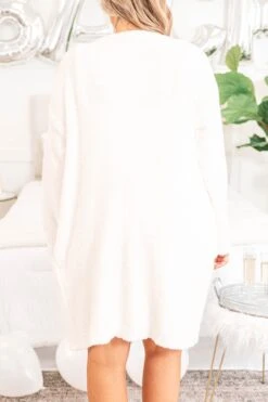 Lounging In Luxury Cardigan, Ivory -Chic Soul Store LoungingInLuxuryCardigan Ivory1
