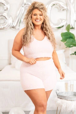 Lounging In Luxury Shorts, Pink -Chic Soul Store LoungingInLuxuryShorts Pink5