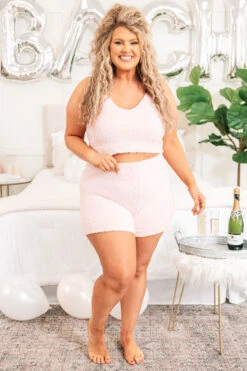 Lounging In Luxury Shorts, Pink -Chic Soul Store LoungingInLuxuryShorts Pink6