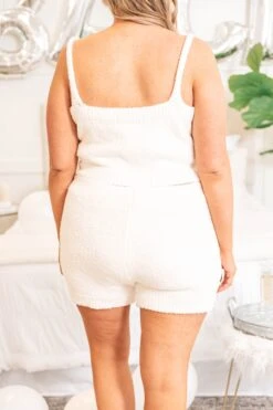 Lounging In Luxury Tank, Ivory 12 Lounging In Luxury Tank, Ivory -Chic Soul Store LoungingInLuxuryTank Ivory 1