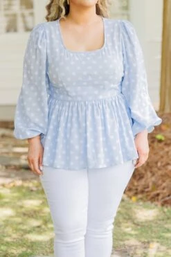 Love Is Everywhere I Go Top, Light Blue -Chic Soul Store LoveIsEverywhereIGoTop LightBlue 9