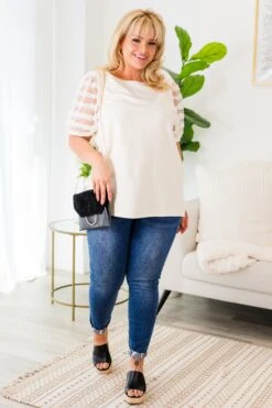 Love Is Kind Top, Cream -Chic Soul Store LoveIsKindTop Cream 2