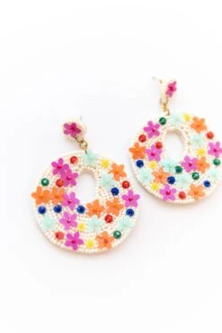 Love Me Love Me Not Earrings, Multi -Chic Soul Store LoveMeLoveMeNotEarrings Multi 9422