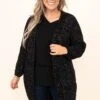 Love Me More Cardigan, Black -Chic Soul Store LoveMeMoreCardigan Black 9940
