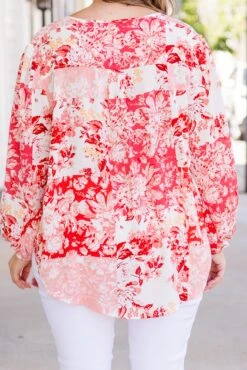 Love Me No Less Top, Coral -Chic Soul Store LoveMeNoLessTop Coral