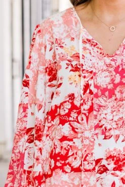 Love Me No Less Top, Coral -Chic Soul Store LoveMeNoLessTop Coral 3