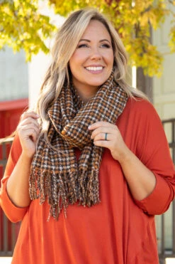 Love Never Ends Scarf, Brown 8 Love Never Ends Scarf, Brown -Chic Soul Store LoveNeverEndsScarf Brown 2