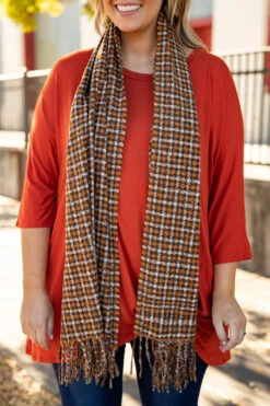 Love Never Ends Scarf, Brown 10 Love Never Ends Scarf, Brown -Chic Soul Store LoveNeverEndsScarf Brown 4