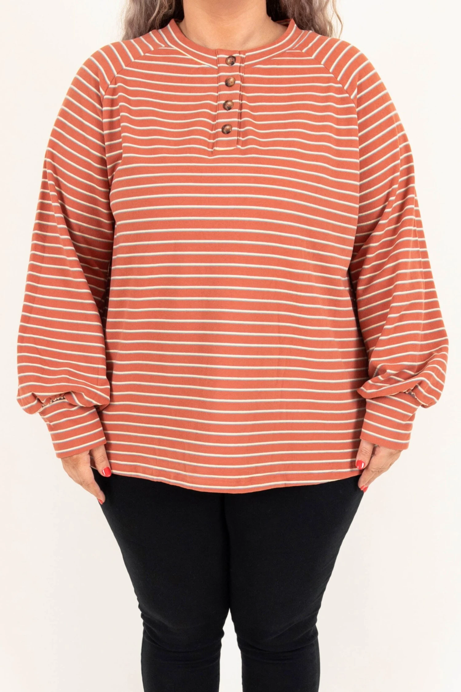 Love Stitch Top, Brick 6 Love Stitch Top, Brick - Image 4