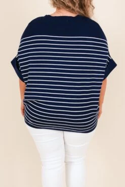 Love You, Mean It Top, Navy -Chic Soul Store LoveYou MeanItTop Navy 1