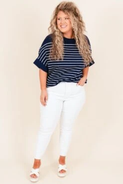 Love You, Mean It Top, Navy -Chic Soul Store LoveYou MeanItTop Navy 4