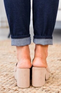 Loved The Message Heel, Taupe -Chic Soul Store LovedTheMessageHeel Taupe 5