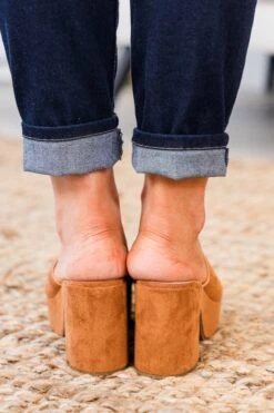 Loved The Message Heel, Whiskey -Chic Soul Store LovedTheMessageHeel Whiskey 5