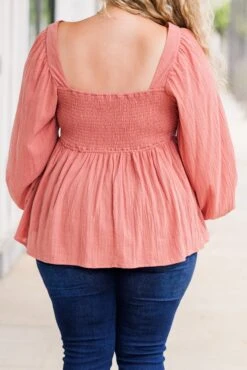 Lovin' On You Top, Peach -Chic Soul Store Lovin OnYouTop Peach