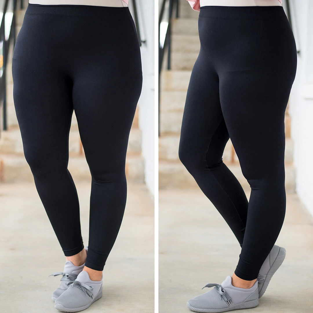 Luxe Leggings, Long Black 7 Luxe Leggings, Long Black - Image 5