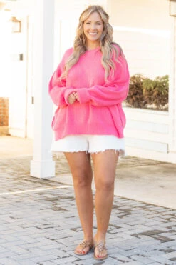 Magically Perfect Sweater, Pink 10 Magically Perfect Sweater, Pink -Chic Soul Store MagicallyPerfectSweater Pink 9312