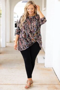 Make It Quick Tunic, Black 9 Make It Quick Tunic, Black -Chic Soul Store MakeItQuickTunic Black 7475