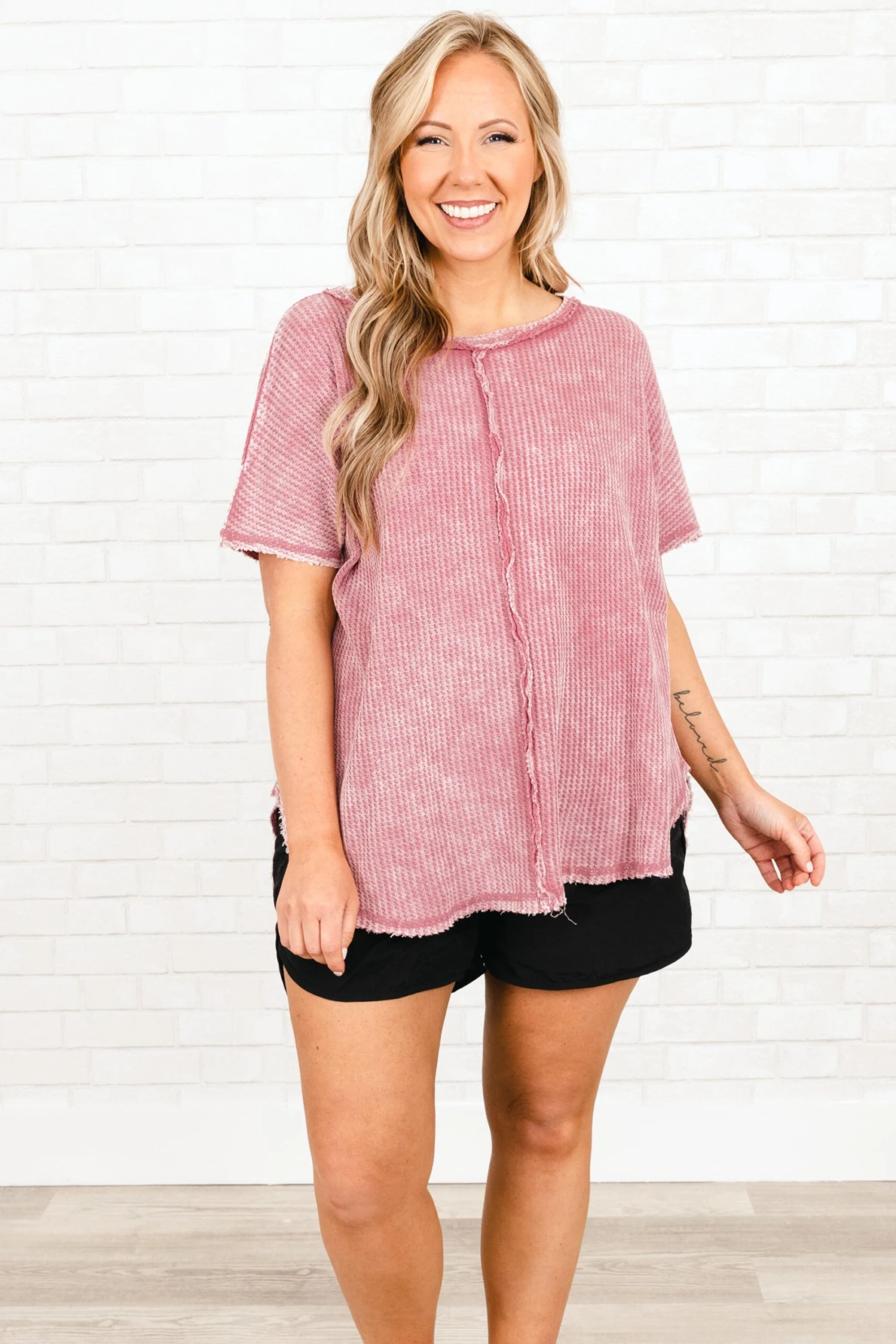 Makes Me Weak Top, Light Rose 3 Makes Me Weak Top, Light Rose