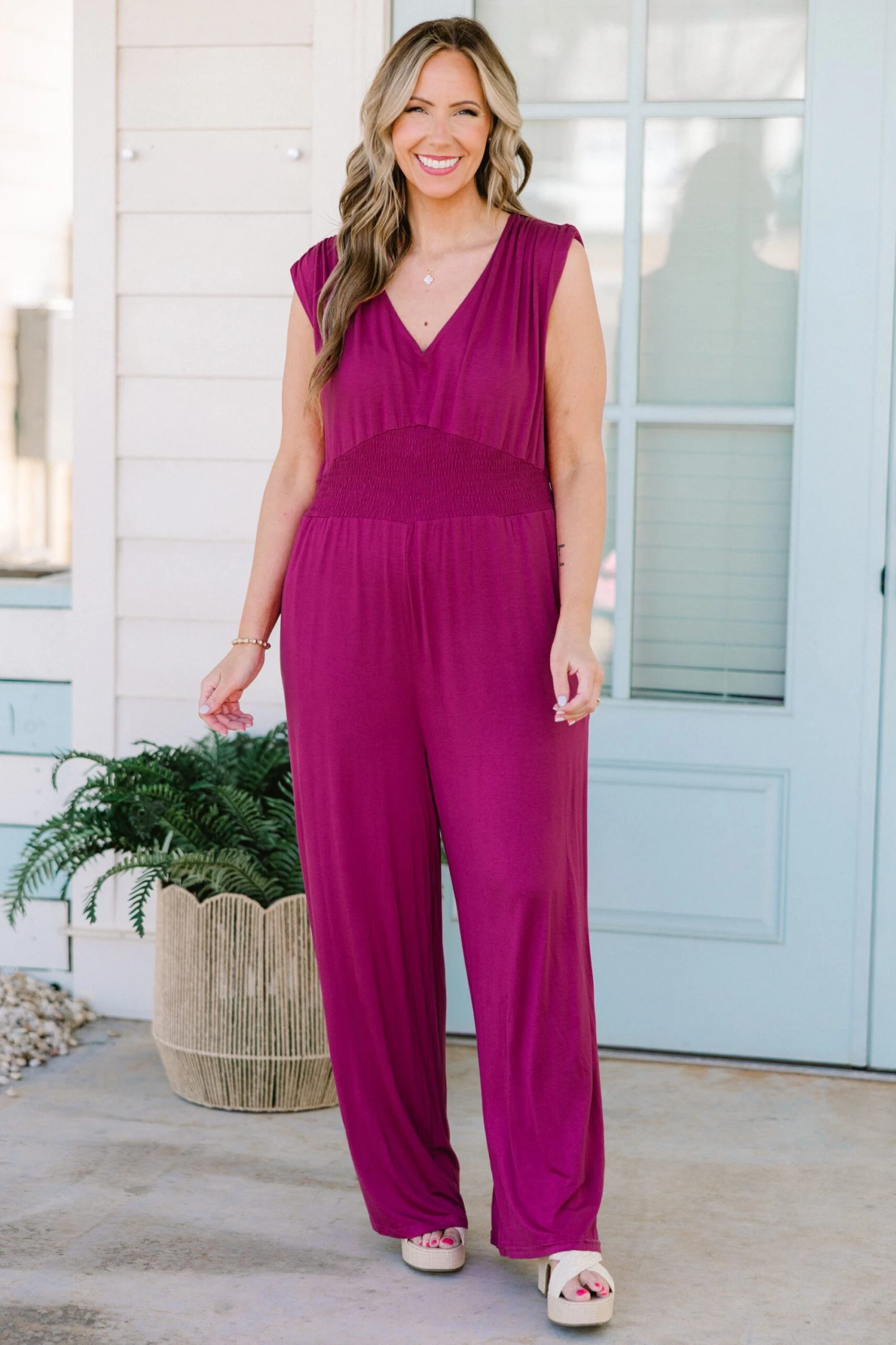 Makin' Me Blush Jumpsuit, Purple 3 Makin' Me Blush Jumpsuit, Purple