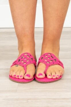 Making A Dramatic Entrance Sandals, Fuchsia -Chic Soul Store MakingADramaticEntranceSandals Fuchsia 0088