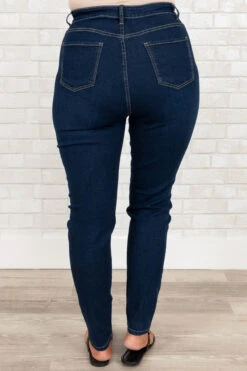 Making My Way To You Jeans, Dark Wash -Chic Soul Store MakingMyWayToYouJeans DarkWash 9627