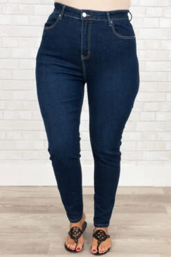 Making My Way To You Jeans, Dark Wash -Chic Soul Store MakingMyWayToYouJeans DarkWash 9630