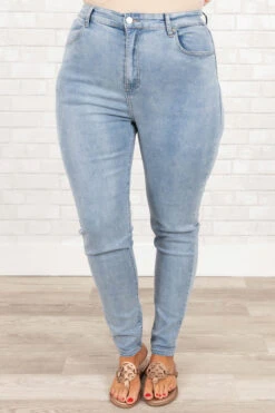 Making My Way To You Jeans, Light Wash -Chic Soul Store MakingMyWayToYouJeans LightWash 9164