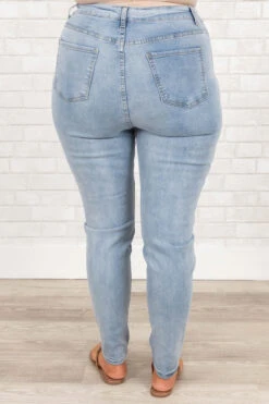 Making My Way To You Jeans, Light Wash -Chic Soul Store MakingMyWayToYouJeans LightWash 9166