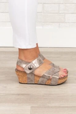 Making My Way To You Wedges, Pewter -Chic Soul Store MakingMyWayToYouWedges Pewter 2