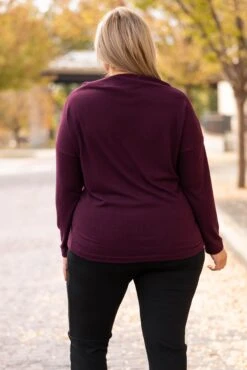 Making New Dreams Sweater, Raisin -Chic Soul Store MakingNewDreamsSweater Raisin 3646