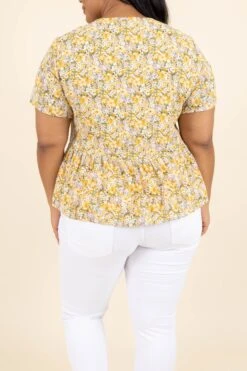 Marigold Top, Yellow -Chic Soul Store MarigoldTop Yellow 3